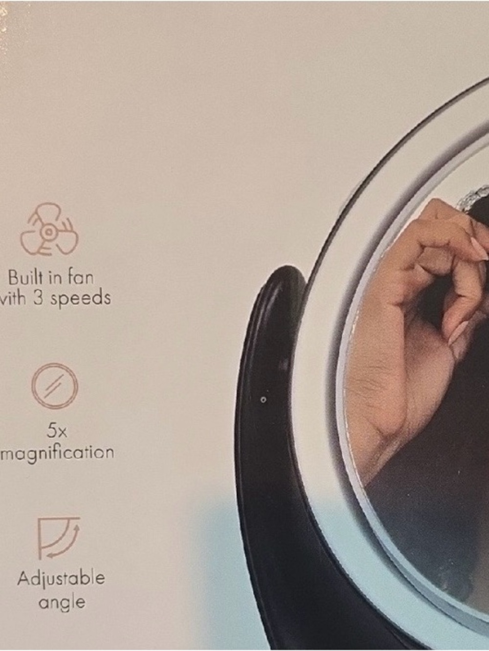 LED Vanity Mirror- WHITE ! - Picture 2 of 5
